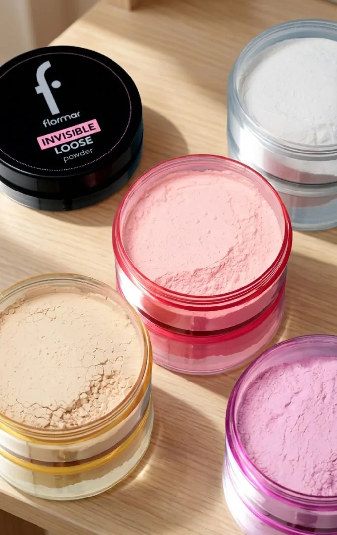 Invisible Loose Powder פודרה שקופה Invisible Loose Powder פודרה שקופה