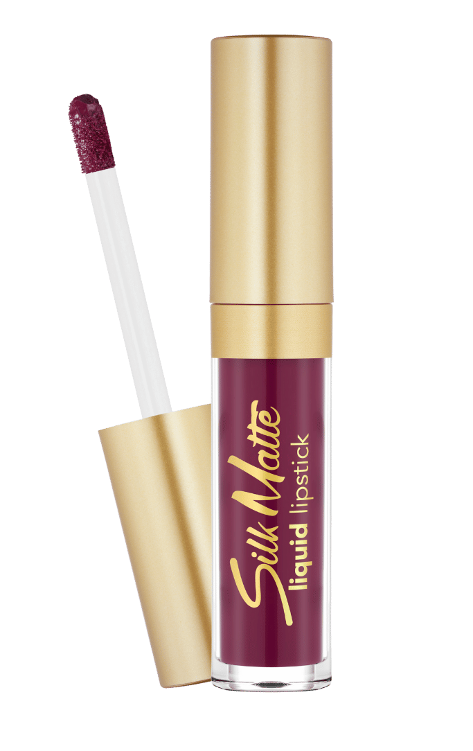 Silk Matte Liquid Lipstick 015 Pretty Plum שפתון נוזלי סילק מאט