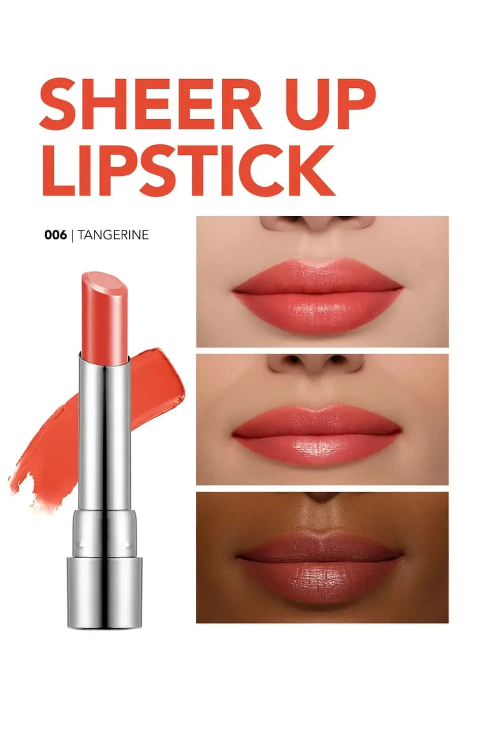 Sheer Up Lipstick שפתון לחותי Sheer Up Lipstick שפתון לחותי