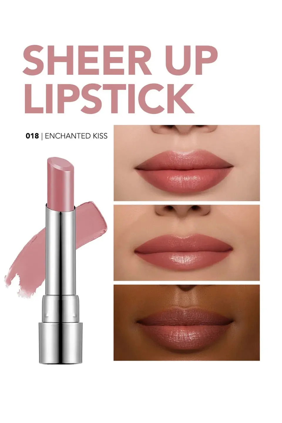 Sheer Up Lipstick שפתון לחותי Sheer Up Lipstick שפתון לחותי