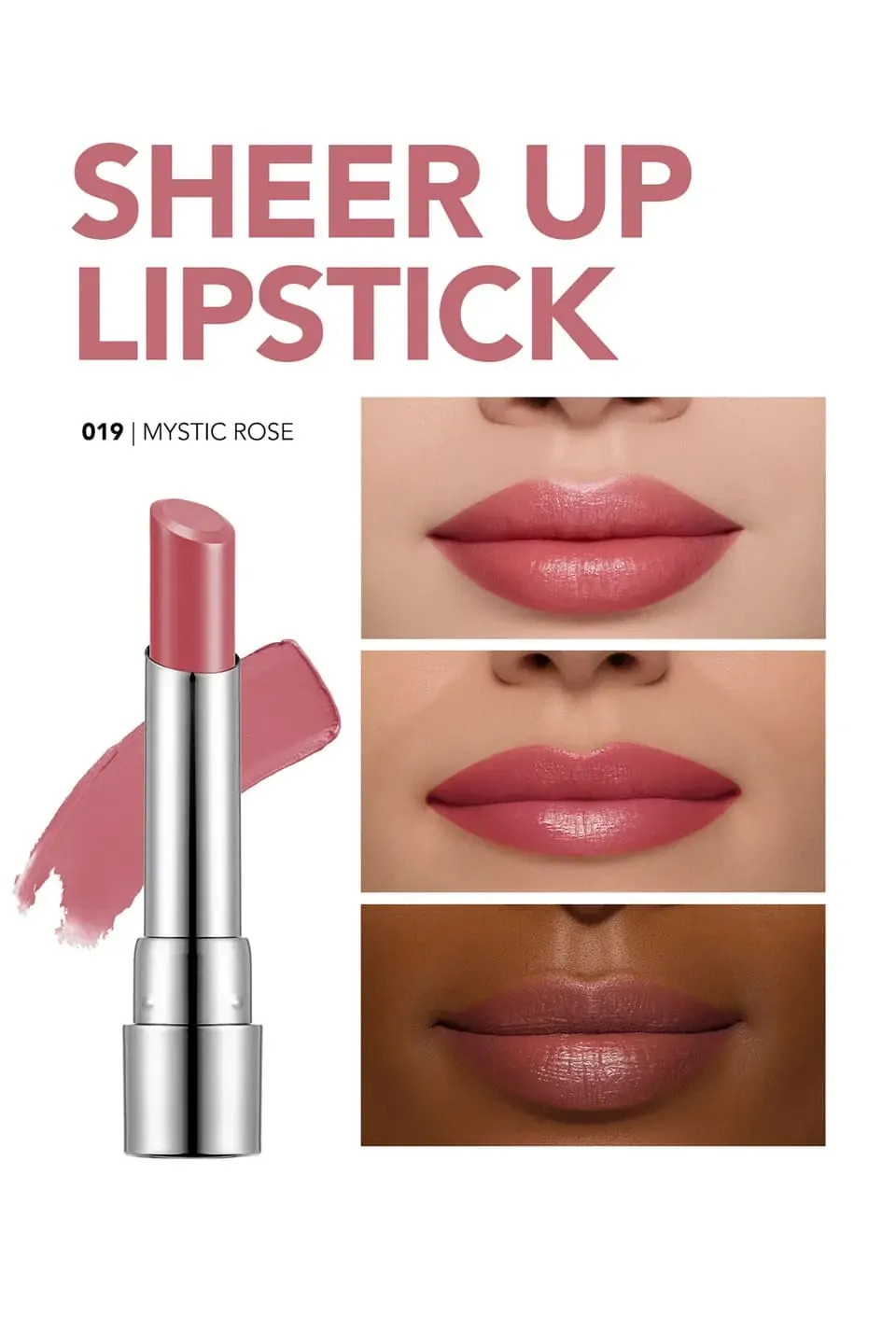 Sheer Up Lipstick שפתון לחותי Sheer Up Lipstick שפתון לחותי
