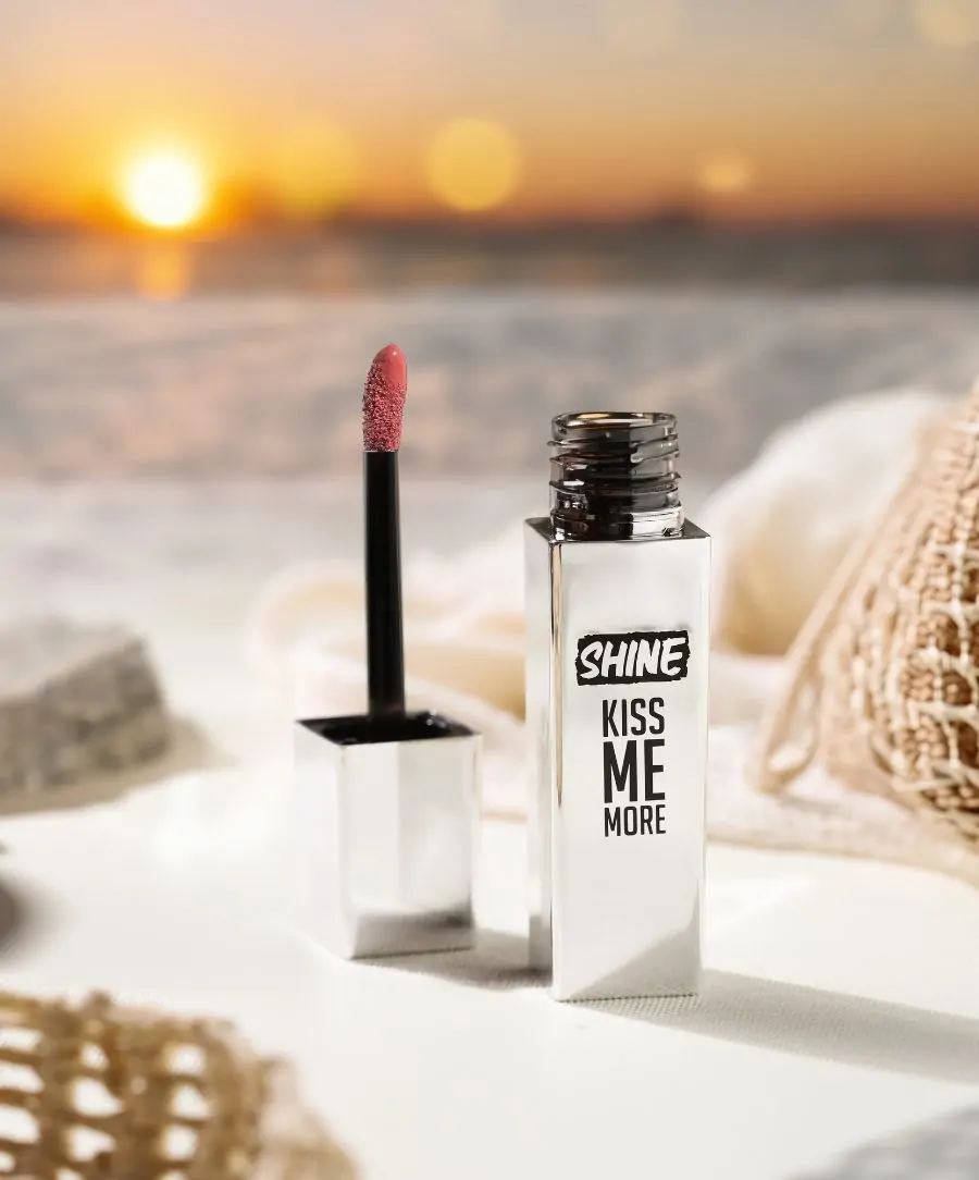 Shine Kiss Me More Lip Tattoo שפתון נוזלי עמיד בגימור מבריק